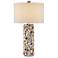 Currey & Company 32.5" Festoon Multi-Color Shell Table Lamp
