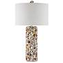 4_Currey & Company 32.5" Festoon Multi-Color Shell Table Lamp more views