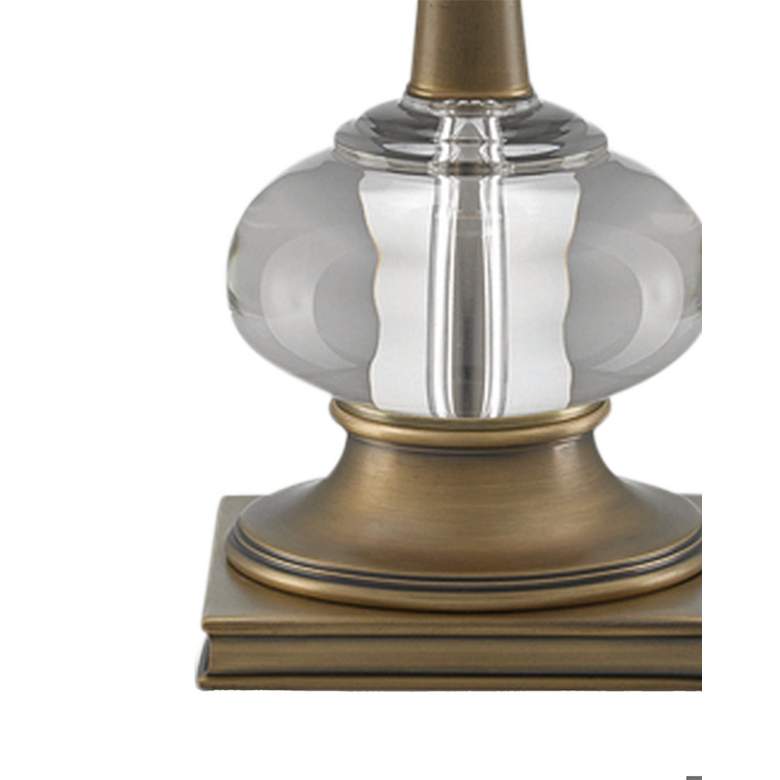 Image 2 Currey & Company 34" Giovanna Brass Table Lamp more views