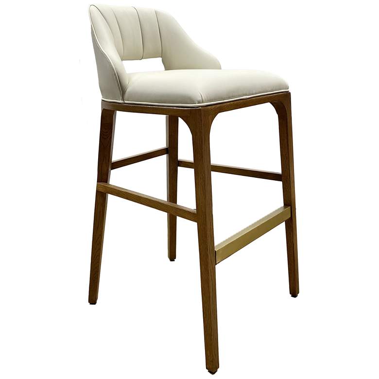 Image 1 Currey &#38; Company 34 inch Inga Counter Stool, Endurance Sand