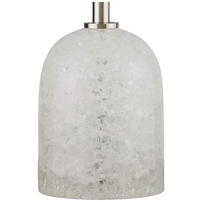 Image 2 Currey & Company 38.75" Craquelle Glass Table Lamp more views