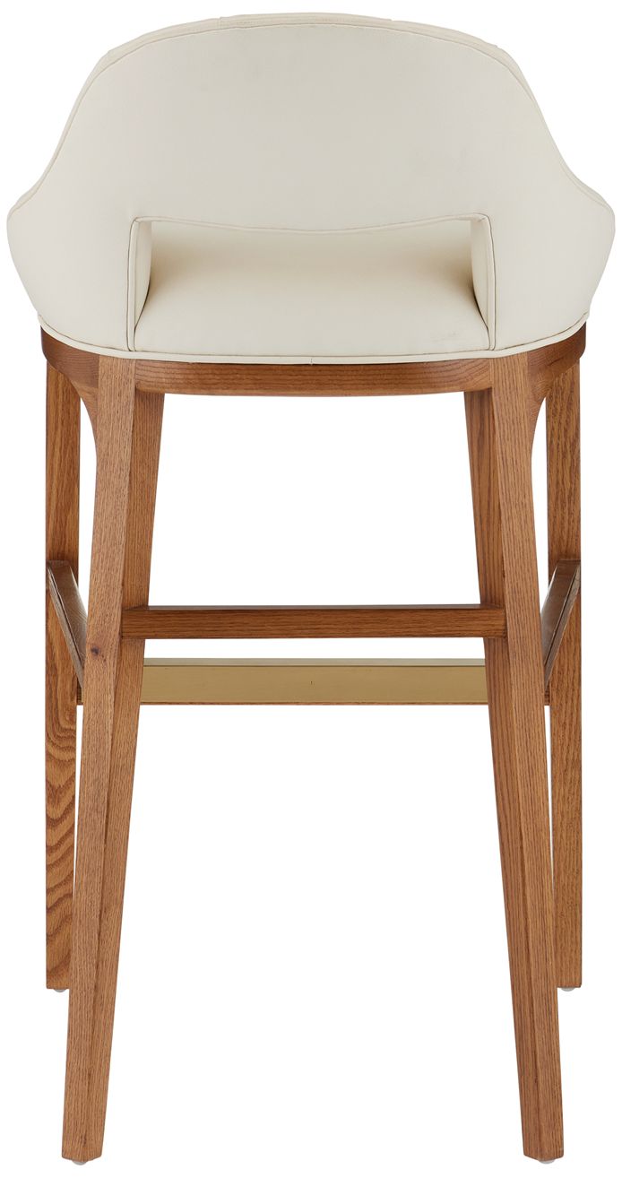 Image 6 Currey & Company 38" Inga Bar Stool, Endurance Sand more views