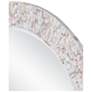 2_Currey & Company 38" Uma Mother of Pearl Round Mirror more views