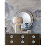 5_Currey & Company 38" Uma Mother of Pearl Round Mirror more views
