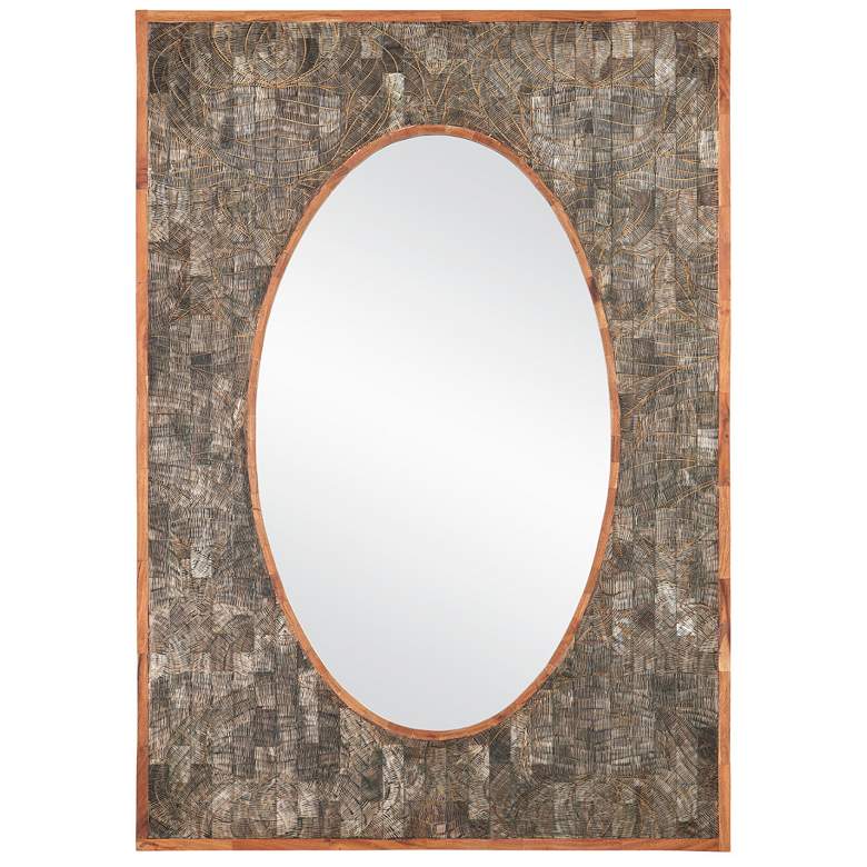 Image 1 Currey & Company 41" Ebba Rectangular Mirror