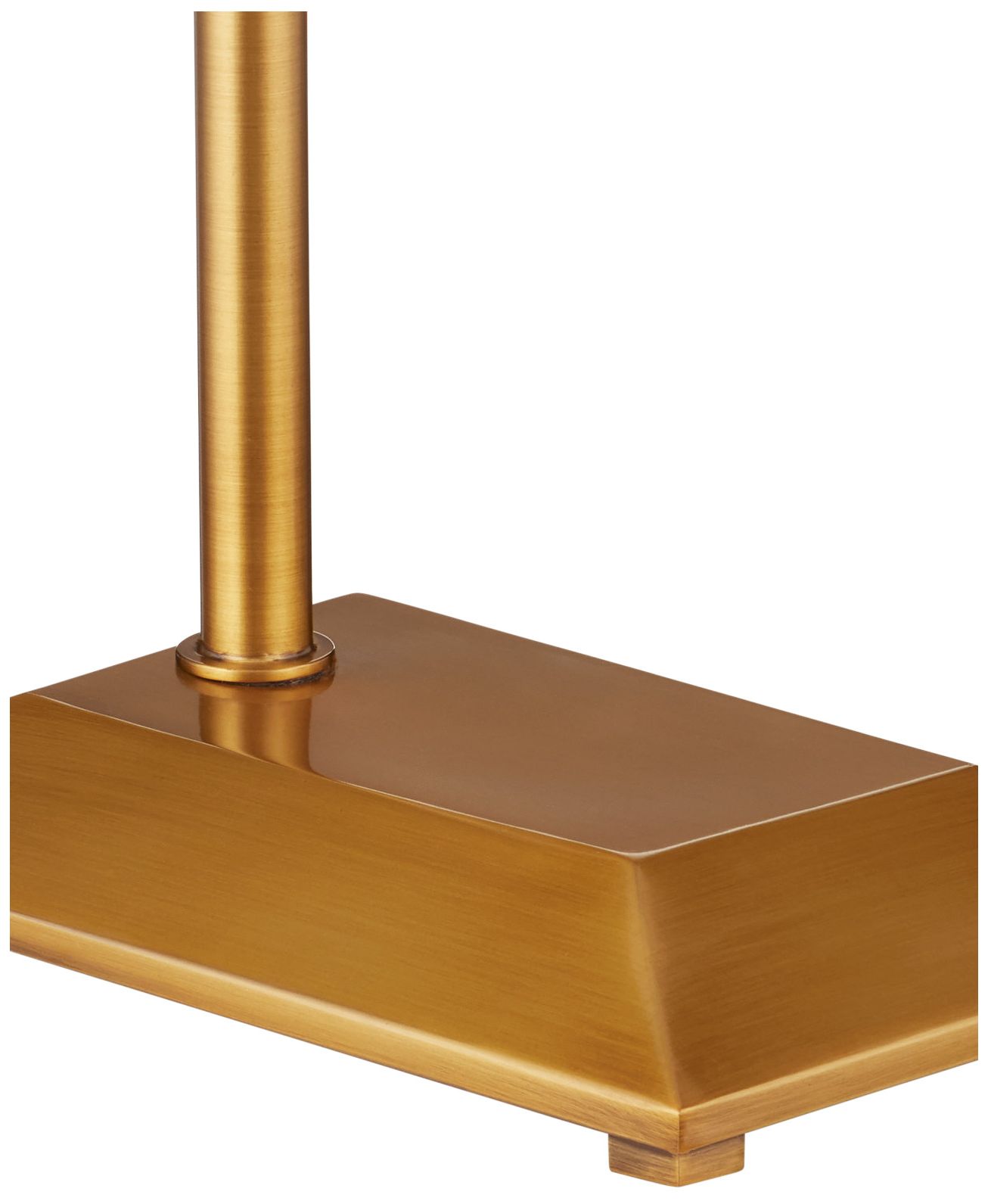 Image 3 Currey & Company 46.75" Autrand Brass Floor Lamp more views