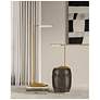 7_Currey & Company 46.75" Autrand Brass Floor Lamp more views