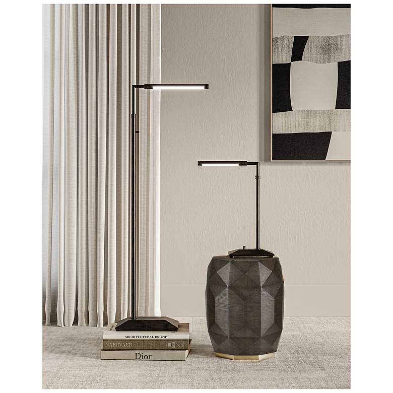 Image 7 Currey & Company 46.75" Autrand Bronze Floor Lamp more views