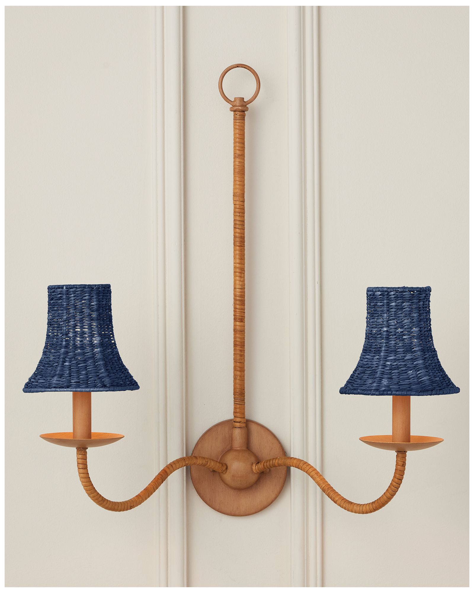 Image 7 Currey & Company 5" x 5.5" x 5.5" Belle Indigo Chandelie more views