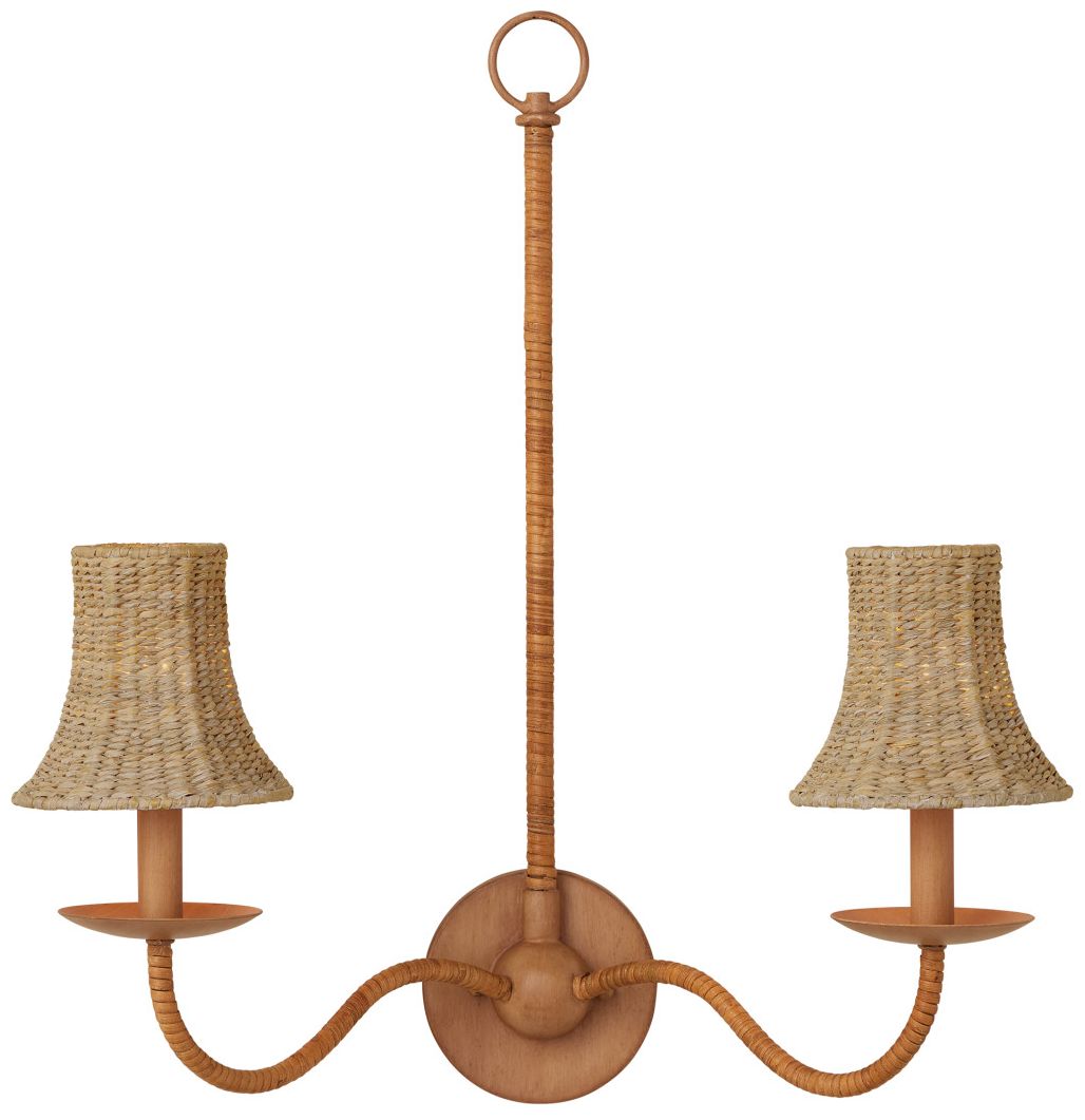 Image 3 Currey & Company 5" x 5.5" x 5.5" Belle Natural Chandeli more views