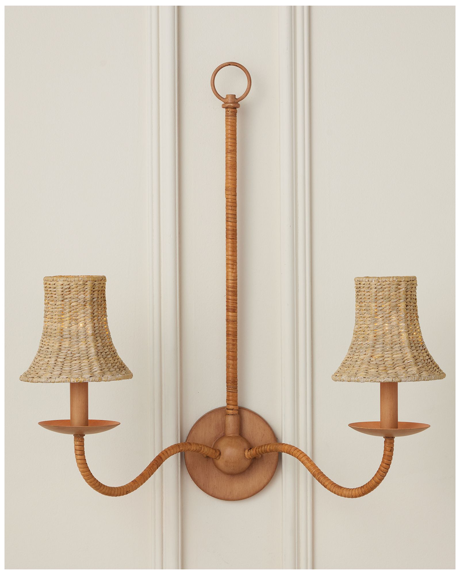 Image 7 Currey & Company 5" x 5.5" x 5.5" Belle Natural Chandeli more views