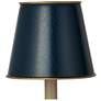 2_Currey & Company 5" x 6" x 6" Tole Blue Tapered Chandeli