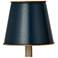 Currey & Company 5" x 6" x 6" Tole Blue Tapered Chandeli