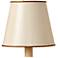 Currey & Company 5" x 6" x 6" Tole Ivory Tapered Chandel