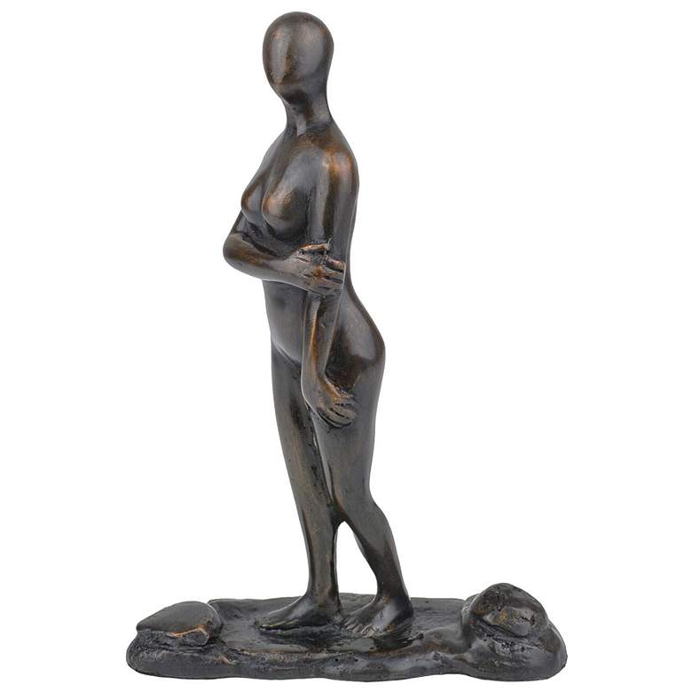Image 1 Currey &#38; Company 6.5 inch Lady Abigail Bronze