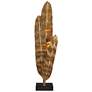 1_Currey & Company 62.0" Musa 3-Light Brass and Granite Floor Lamp