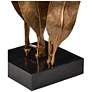 2_Currey & Company 62.0" Musa 3-Light Brass and Granite Floor Lamp more views