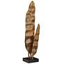 4_Currey & Company 62.0" Musa 3-Light Brass and Granite Floor Lamp more views