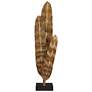 6_Currey & Company 62.0" Musa 3-Light Brass and Granite Floor Lamp more views
