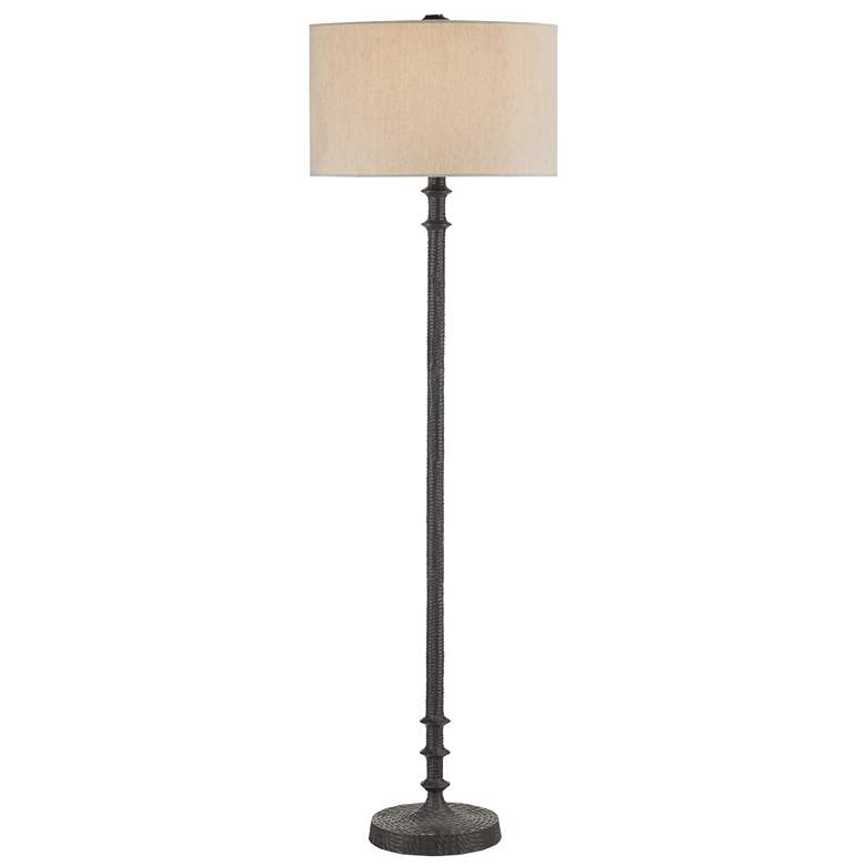 Image 1 Currey & Company 64.5" Gallo Bronze Floor Lamp