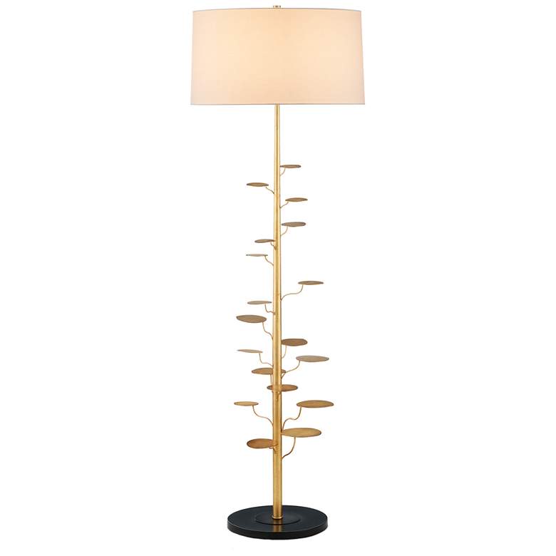 Image 1 Currey & Company 66.75" Vittoria Money Tree Floor Lamp