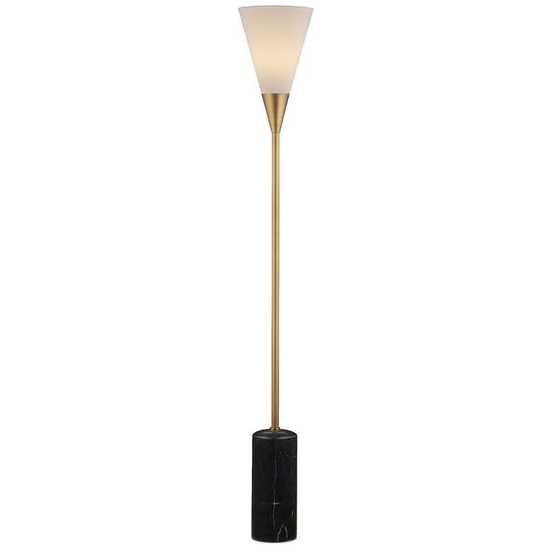 Image 1 Currey & Company 68" Martini Torchiere Floor Lamp