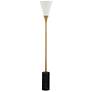 4_Currey & Company 68" Martini Torchiere Floor Lamp more views