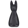 2_Currey & Company 7" Black Marble Rabbit Objet more views
