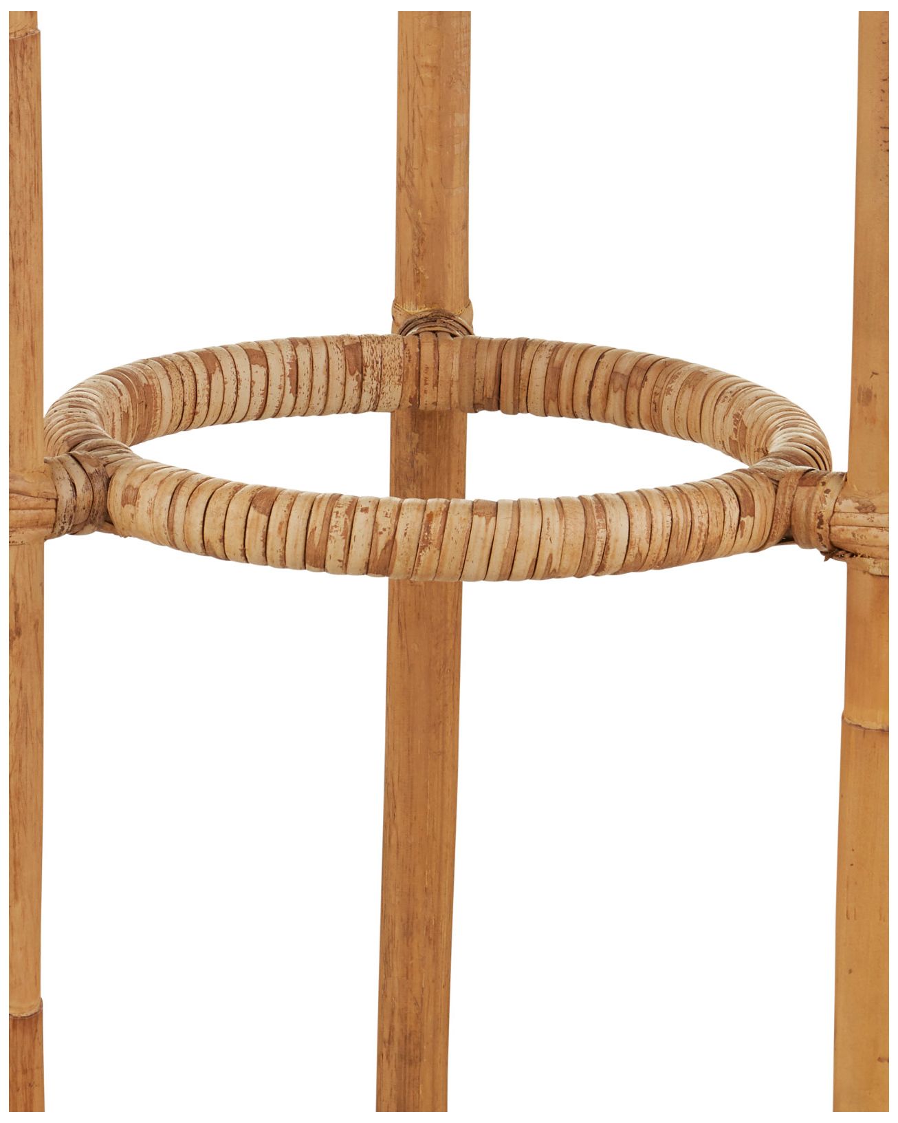 Image 3 Currey & Company 70.5" Triptych Rattan Floor Lamp more views