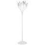 1_Currey & Company 71" Snowflower White Floor Lamp