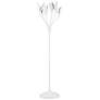 Thumbnail3 of Currey & Company 71" Snowflower White Floor Lamp more views