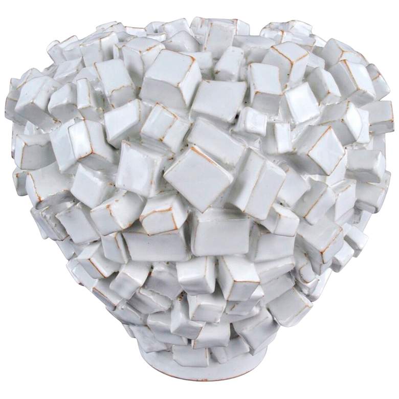 Image 1 Currey & Company 9.75" Sugar Cube Vase