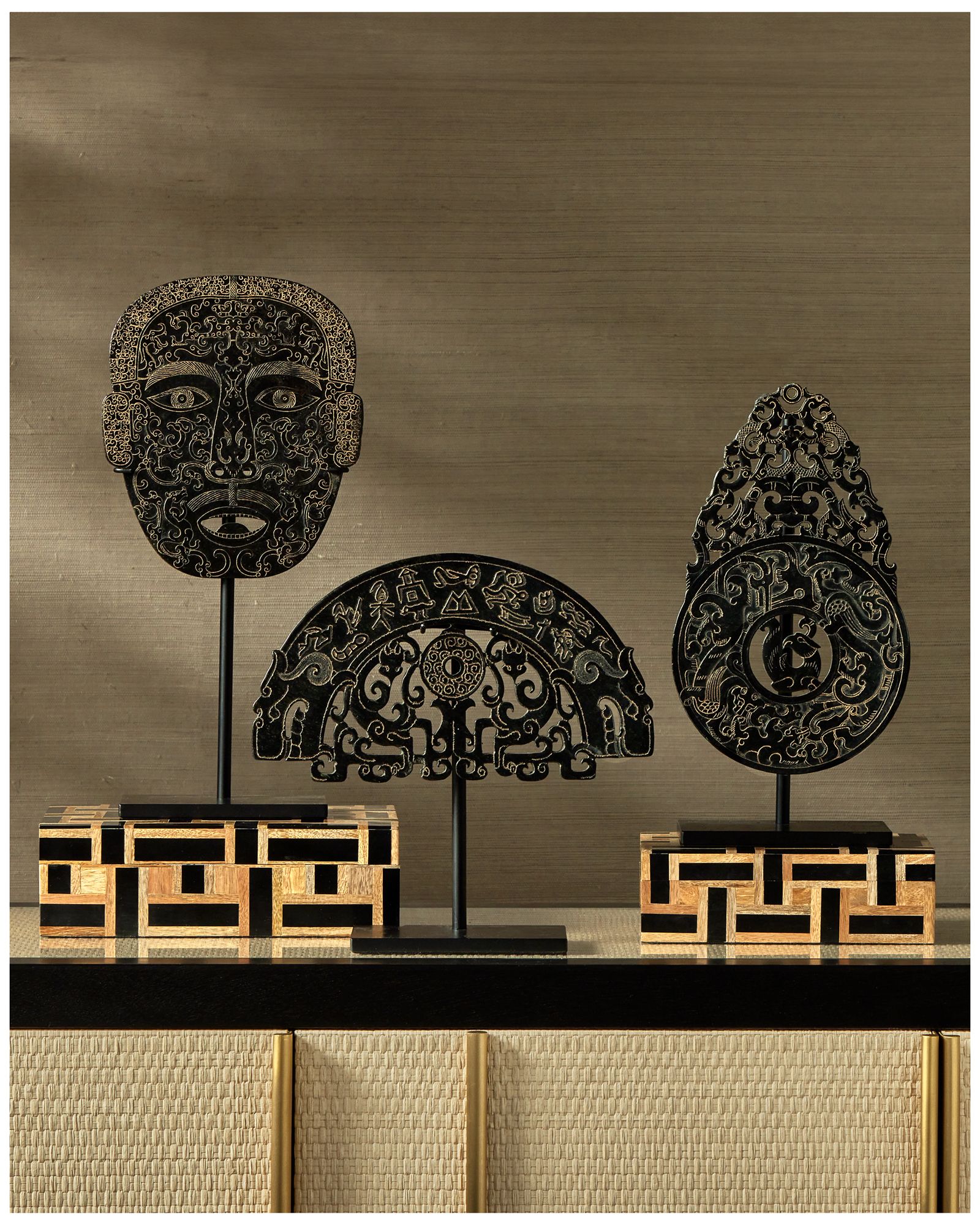 Image 6 Currey & Company Aarna Black Box Set of 2 more views