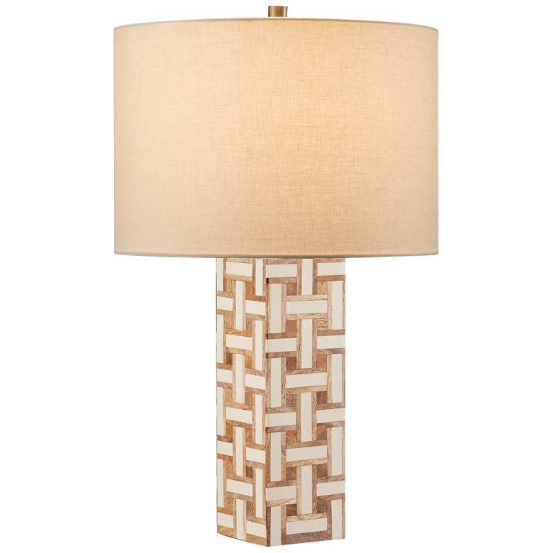 Image 2 Currey & Company Aarna Cream Table Lamp