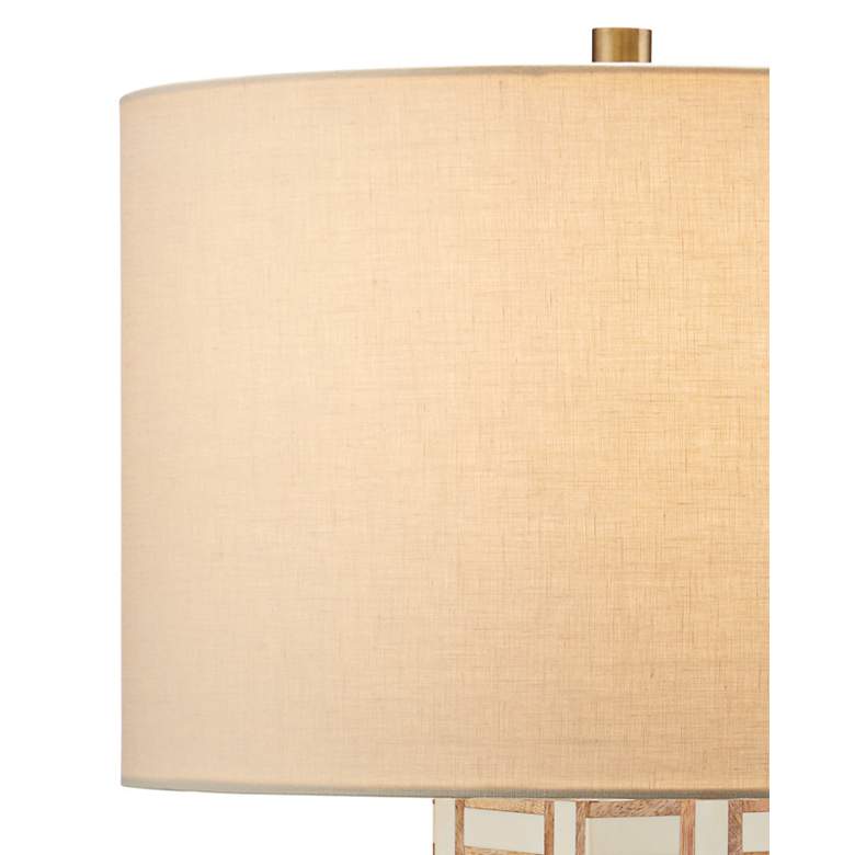 Image 4 Currey & Company Aarna Cream Table Lamp more views