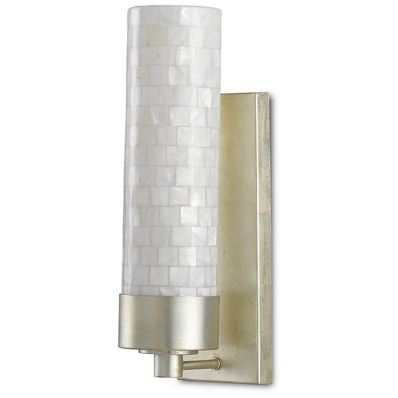 Image 4 Currey & Company Abadan Silver 1-Light Wall Sconce more views
