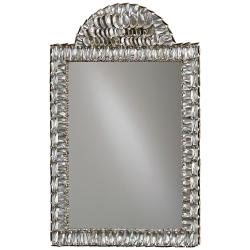 Currey And Company Abalone 21&quot; x 34&quot; Shell Wall Mirror