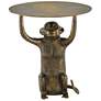 Currey and Company Abu 20" Wide Monkey Accent Table