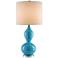 Currey and Company Acapulco Blue Porcelain Table Lamp