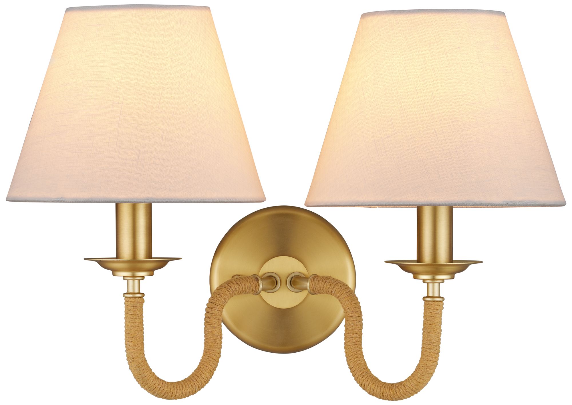 Currey & Company Adala Brass 2-Light Wal