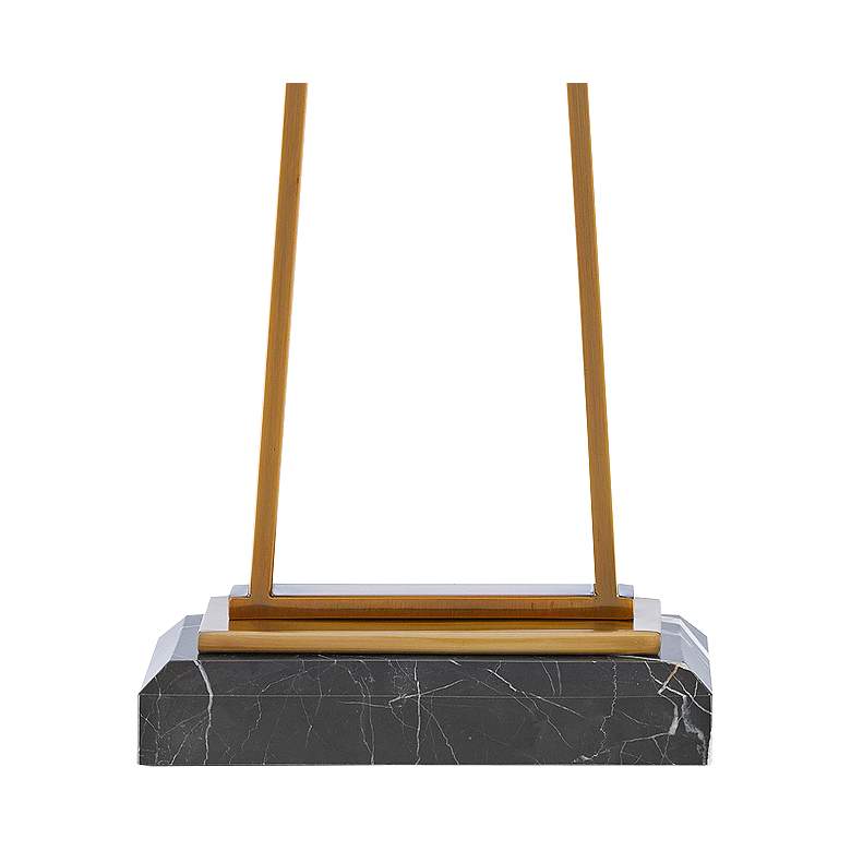 Image 2 Currey & Company Adorn 32 3/4" Antique Brass and Black Table Lamp more views