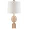 Currey & Company Adorno 32 1/4" Natural and Beige Table Lamp