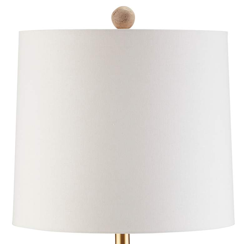 Image 3 Currey & Company Adorno 32 1/4" Natural and Beige Table Lamp more views