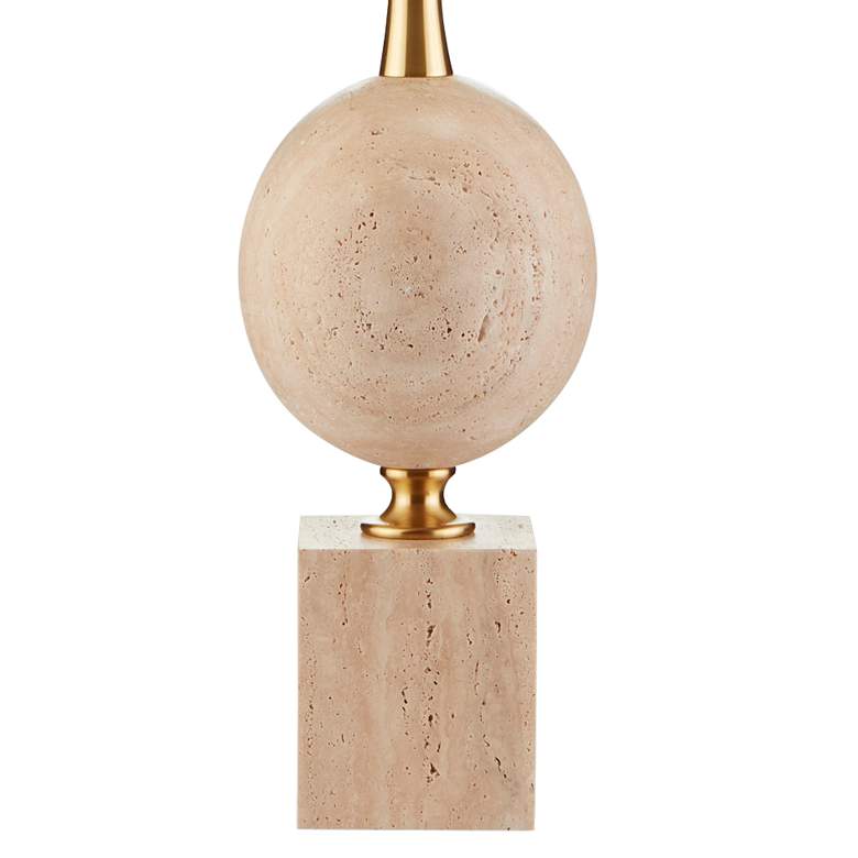 Image 4 Currey & Company Adorno 32 1/4" Natural and Beige Table Lamp more views