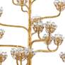 4_Currey & Company Agave Americana 42" 22-Light Gold Leaf Chandelier more views