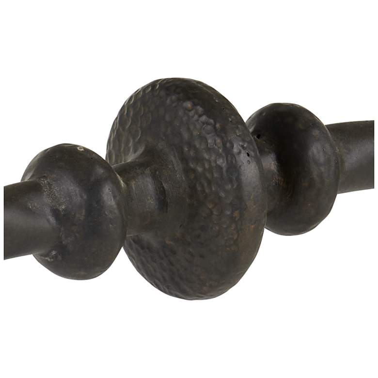Image 4 Currey and Company Agora 49" Wide Bronze Console Table more views