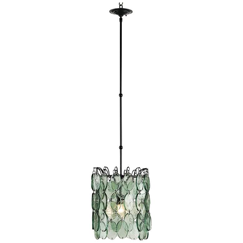 Image 2 Currey & Company Airlie 14" Wide Recycled Glass Mini Pendant Light
