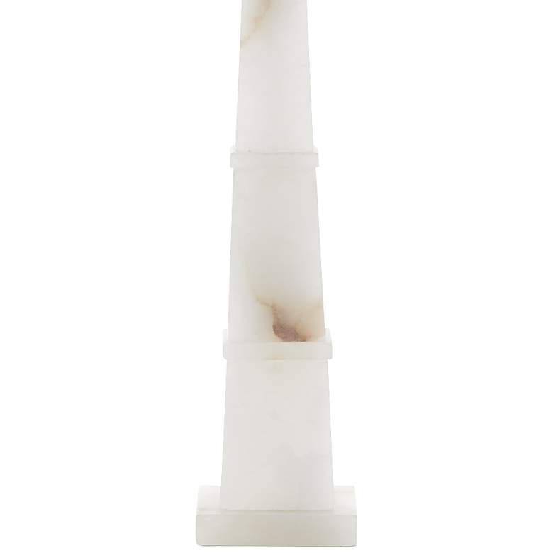 Image 3 Currey &amp; Company Alabastro White Alabaster Stone Table Lamp more views