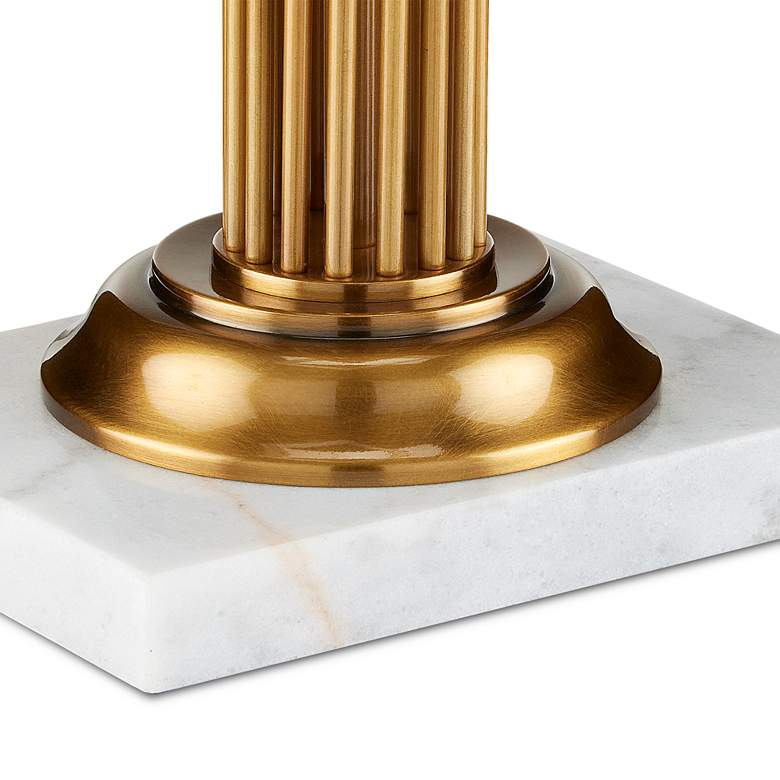 Image 5 Currey & Company Allegory 36 1/2" High Brass Modern Table Lamp more views