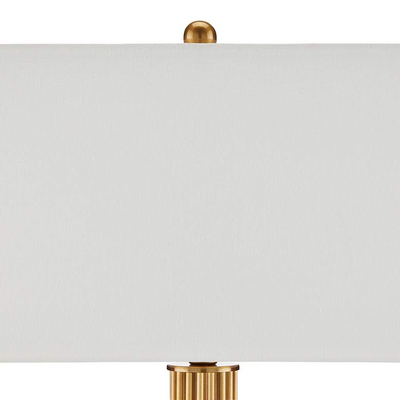 Image 6 Currey & Company Allegory 36 1/2" High Brass Modern Table Lamp more views